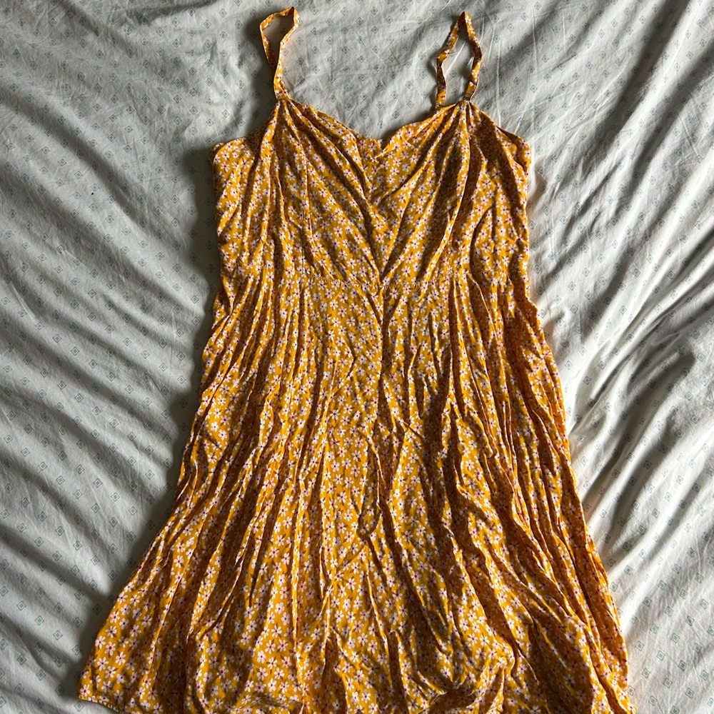 4/$10 Floral Yellow Sundress